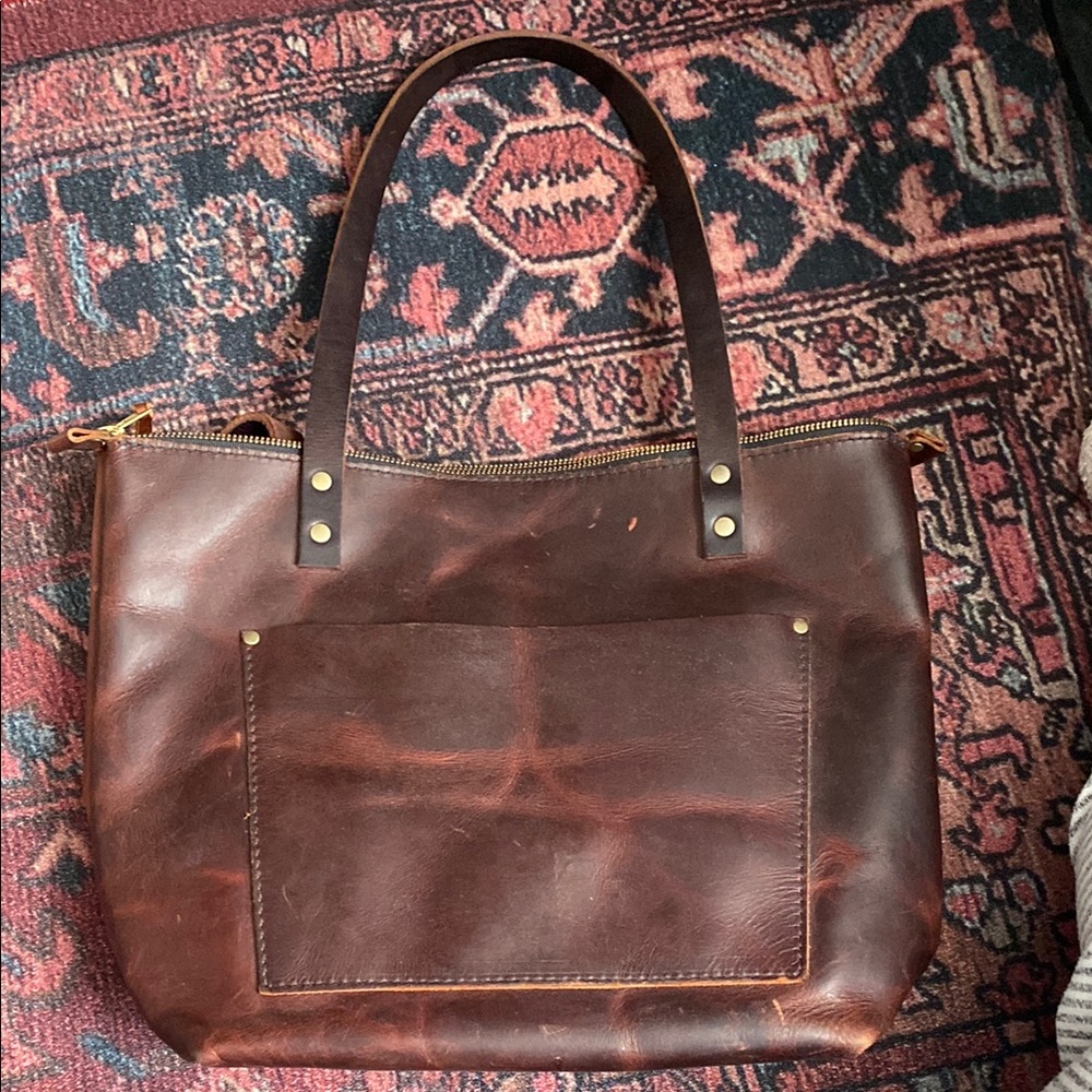 Brown Leather Tote Bag Portland Leather Company